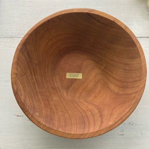 Iroko Mahogany Wood Bowl The Ivory Coast West Africa